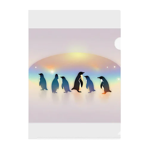 penguins クリアファイル