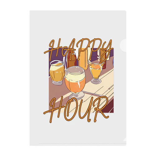 HAPPY HOUR(ハッピーアワー) Clear File Folder