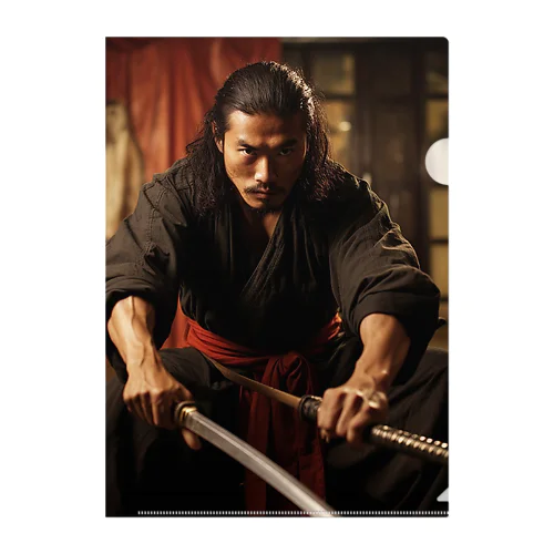 剣術の武道家　kouchan 1616 Clear File Folder