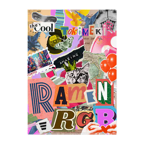 collageart Clear File Folder