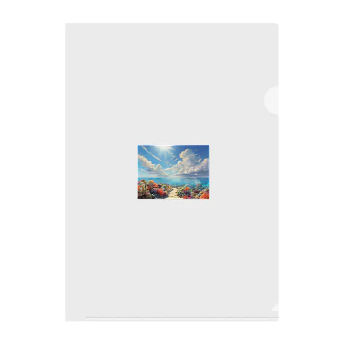 古（いにしえ）に、太陽の下に海洋と海草がありけり Clear File Folder