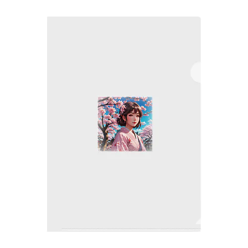 春野 美桜 Clear File Folder