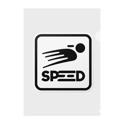 SPEED Clear File Folder