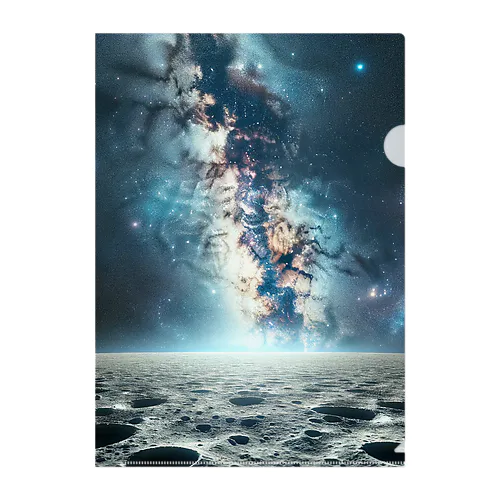 Galaxy View Clear File Folder