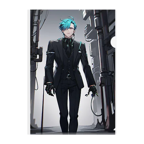 孤独なクール君 Clear File Folder