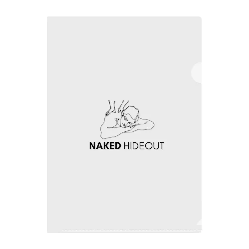 NAKED HIDEOUT Clear File Folder