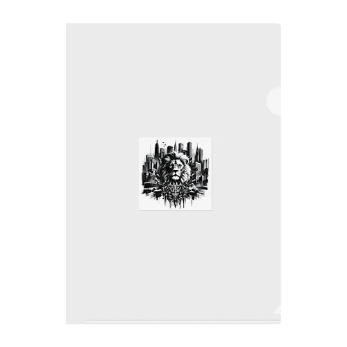 Urban Jungle Majesty Clear File Folder