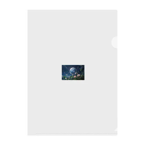 beautiful moon Clear File Folder