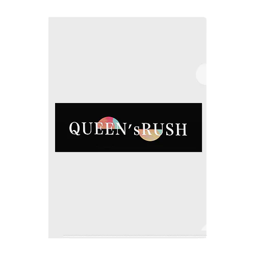 QUEEN'S RUSHロゴマーク0 クリアファイル