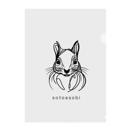 sotoasobi -squirrel- クリアファイル