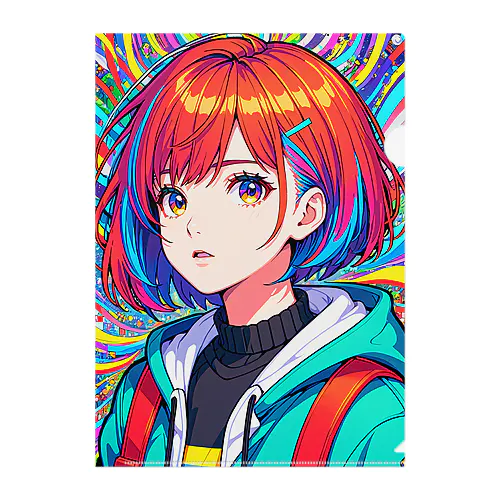 Colorful Girl クリアファイル