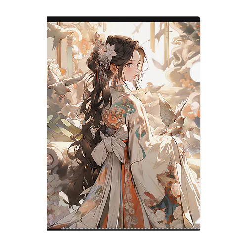 東洋のお姫様　なでしこ1478 Clear File Folder