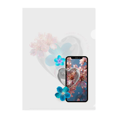 色々「え？」なキラキラ桜 Clear File Folder