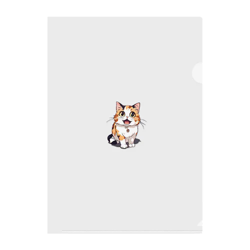 三毛猫チーちゃんグッズ Clear File Folder