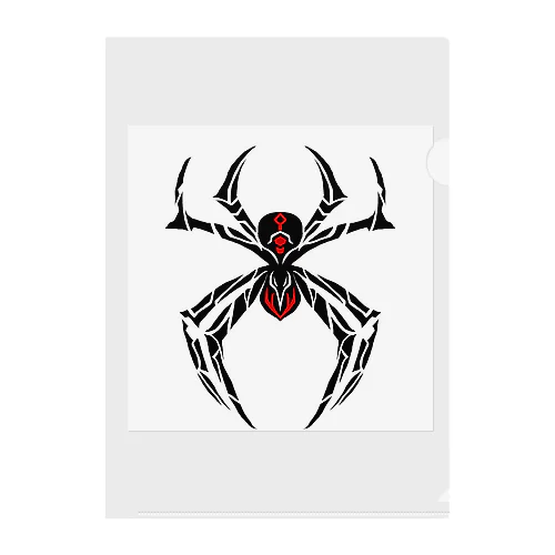 Black Widow By Unholy Nonneizz Clear File Folder