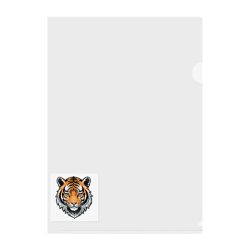 Tigers Clear File Folder