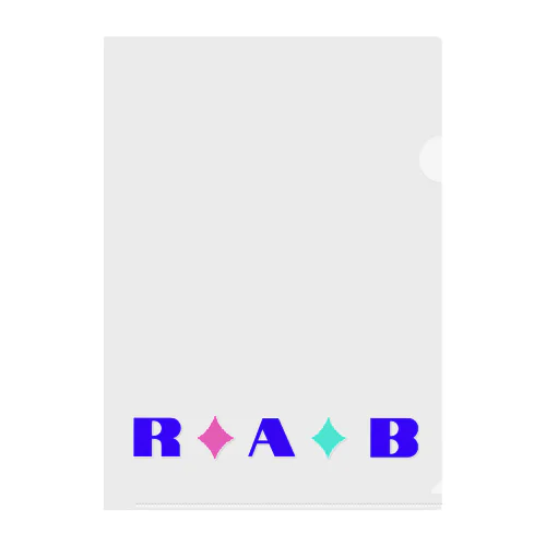 RAB(ROCKABILLY)3 Clear File Folder