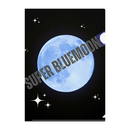 Super Bluemoon Brand🎵 Clear File Folder