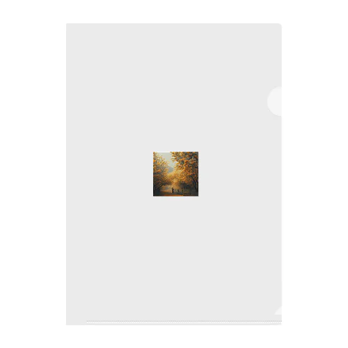 osmanthus landscape Clear File Folder