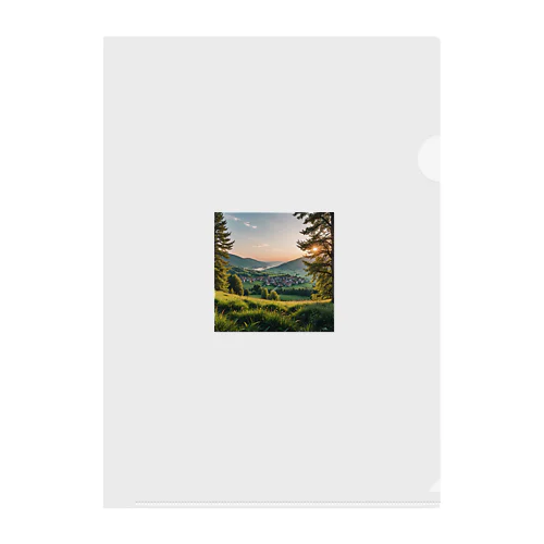 風景を眺める恋  Clear File Folder