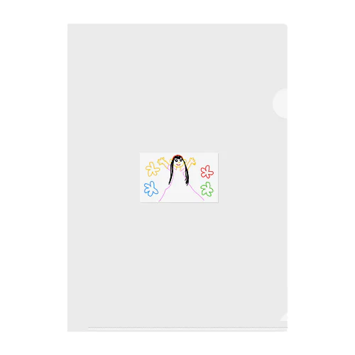 8さいが描いたプリンセス Clear File Folder