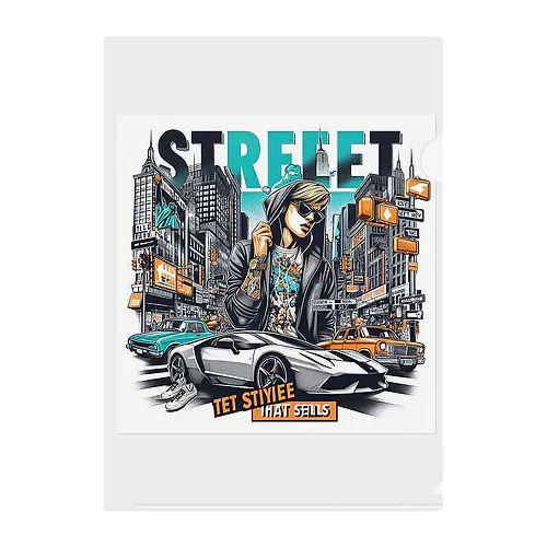 STREET クリアファイル