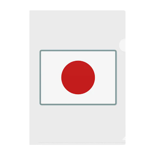 日本の国旗 クリアファイル