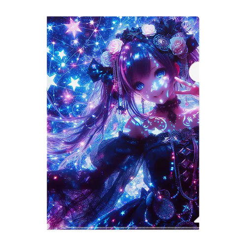 ゴスロリ魔法少女 Clear File Folder