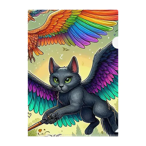 黒猫の魔法使い Clear File Folder