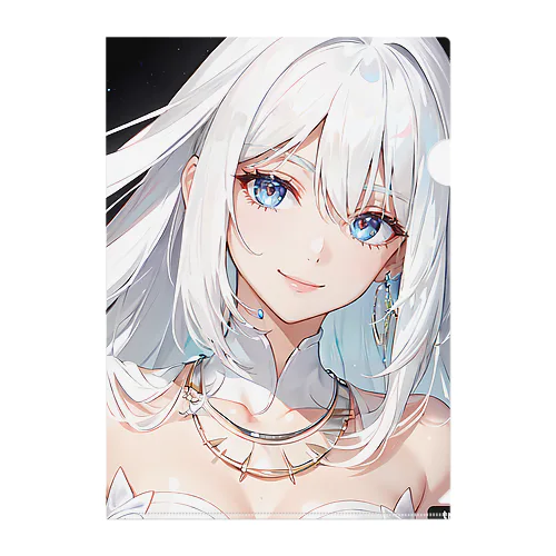 オリジナル　女の子 Clear File Folder