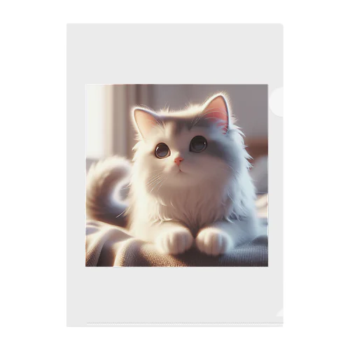 ねこニコばん Clear File Folder