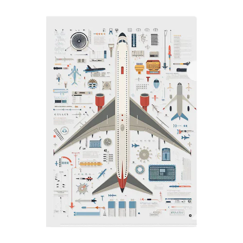 航空機の世界：飛行の全てを一望に Clear File Folder