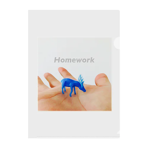 Homework Clear File Folder