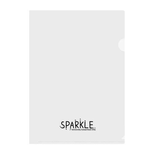 SPARKLE-ドロップス Clear File Folder