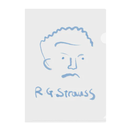 リヒャルト・シュトラウス　R.Strauss /  R.G.Strauß  クリアファイル