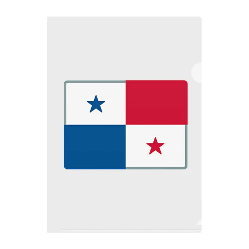 パナマの国旗 Clear File Folder