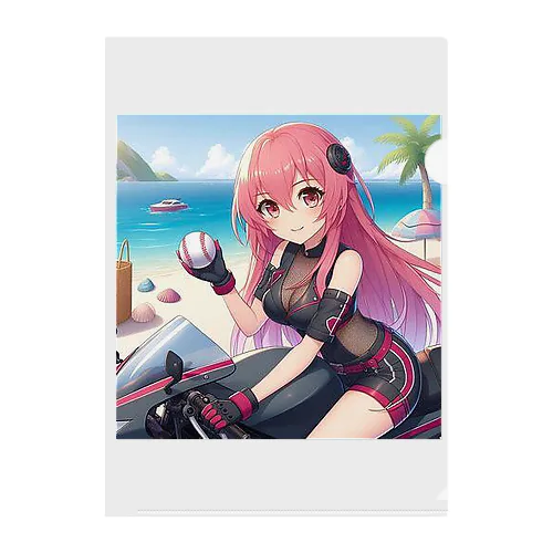 野球の誘いに乗る!?⚾️❣️ Clear File Folder