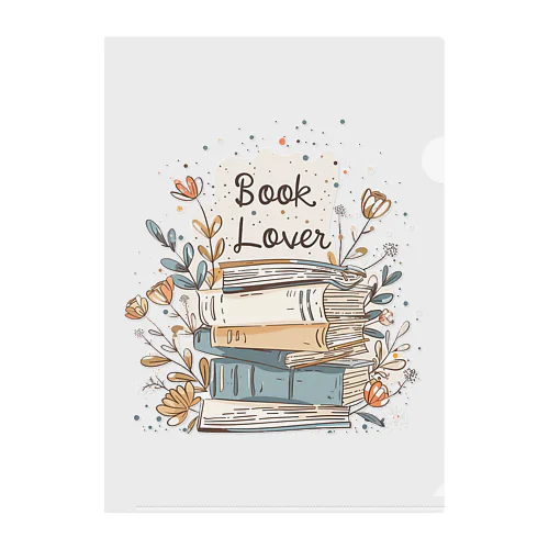 Book Lover Clear File Folder