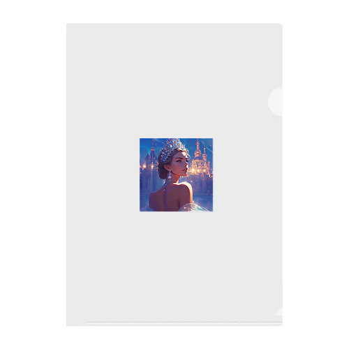 宵闇に輝くクリスタルの女王 Marsa 106 Clear File Folder