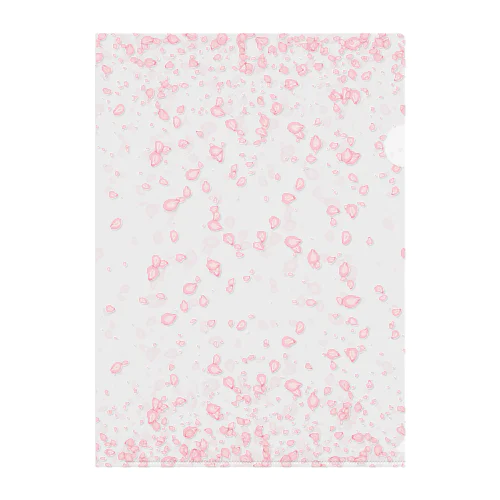 桜吹雪 クリアファイル