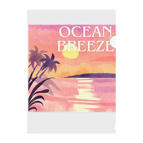 Ocean breeze クリアファイル