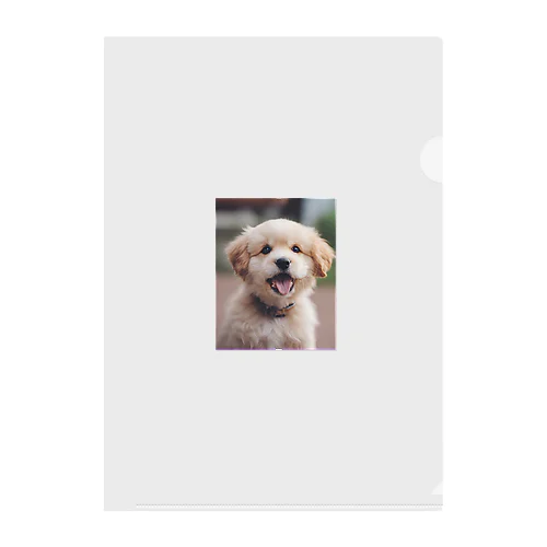 可愛い犬 Clear File Folder