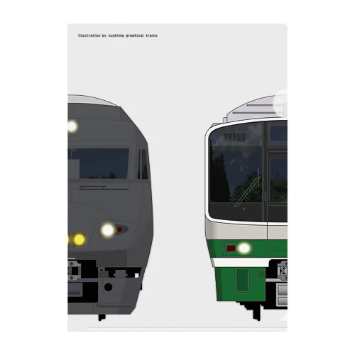 熊本の列車No.4_787系 / 811系 Clear File Folder