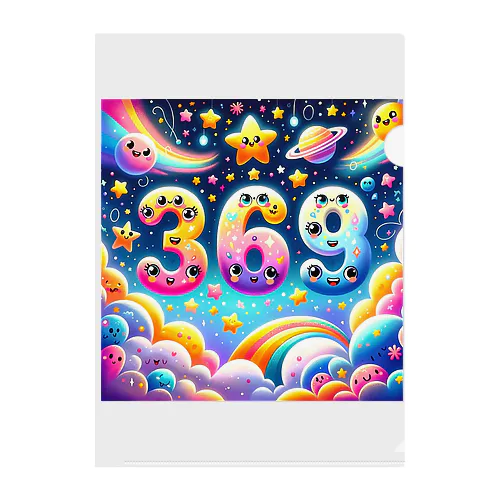 369＝宇宙の法則Ⅱ🎵 Clear File Folder