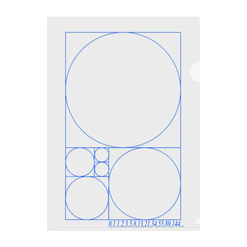 golden ratio クリアファイル