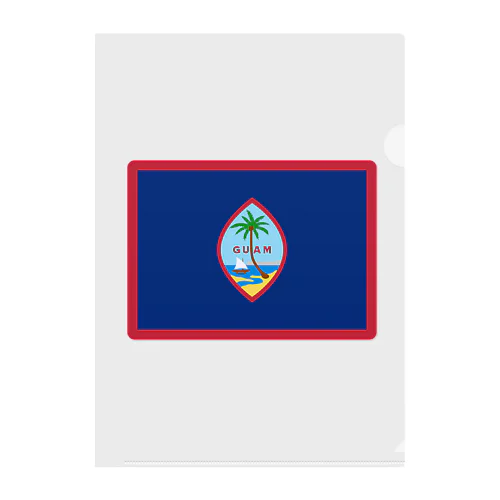 グアムの旗 クリアファイル