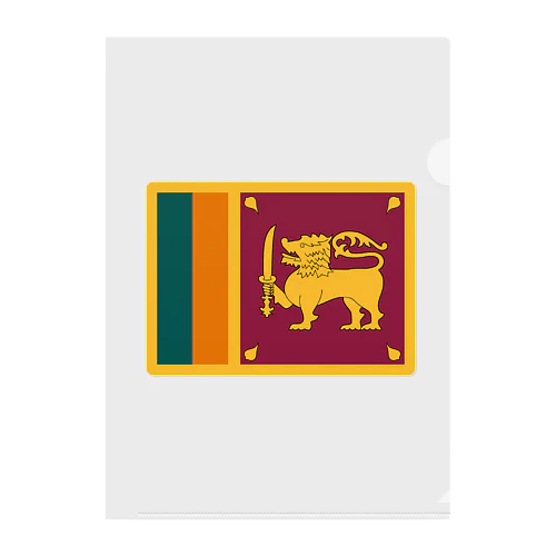 スリランカの国旗 Clear File Folder
