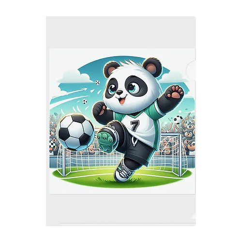 サッカーパンダ Clear File Folder