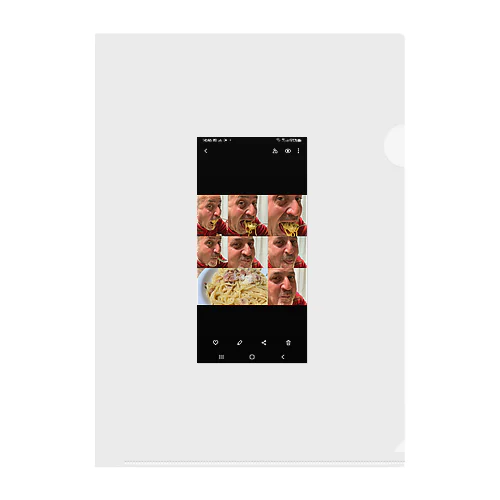 LA CARBONARA Clear File Folder