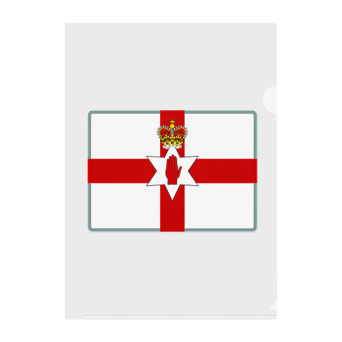 北アイルランドの旗 クリアファイル